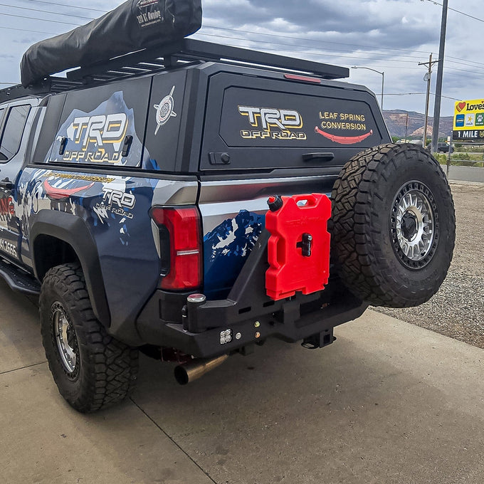 Octane Dual Swing Out Rear Bumper No Parking Sensors<br>24-25 Toyota Tacoma