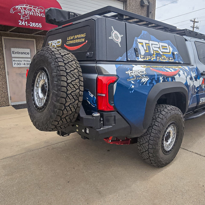 Octane Dual Swing Out Rear Bumper Yes Parking Sensors<br>24-25 Toyota Tacoma