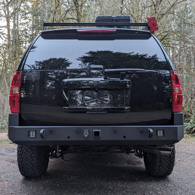 Octane High Clearance Rear Bumper No Parking Sensors<br>07-14 Chevy Suburban Tahoe, GMC Yukon XL 1500 2500