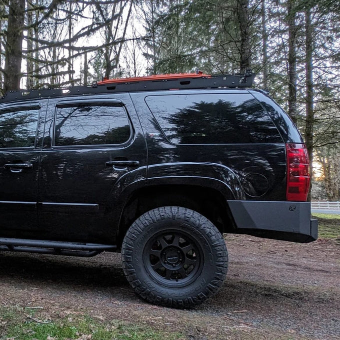 Octane High Clearance Rear Bumper No Parking Sensors<br>07-14 Chevy Suburban Tahoe, GMC Yukon XL 1500 2500