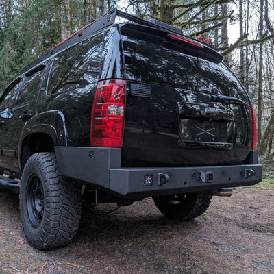 Octane High Clearance Rear Bumper Yes Parking Sensors<br>07-14 Chevy Suburban Tahoe, GMC Yukon XL 1500 2500
