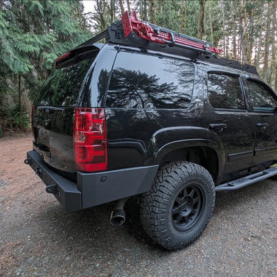 Octane High Clearance Rear Bumper Yes Parking Sensors<br>07-14 Chevy Suburban Tahoe, GMC Yukon XL 1500 2500
