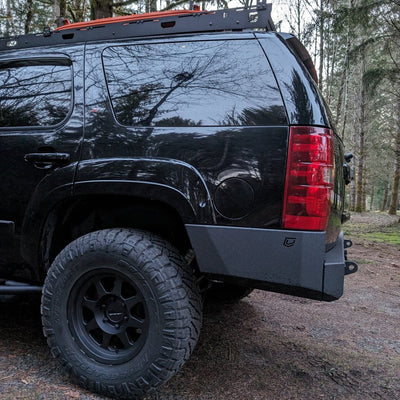 Octane High Clearance Rear Bumper Yes Parking Sensors<br>07-14 Chevy Suburban Tahoe, GMC Yukon XL 1500 2500
