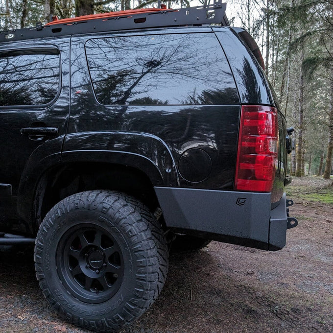 Octane High Clearance Rear Bumper Yes Parking Sensors<br>07-14 Chevy Suburban Tahoe, GMC Yukon XL 1500 2500