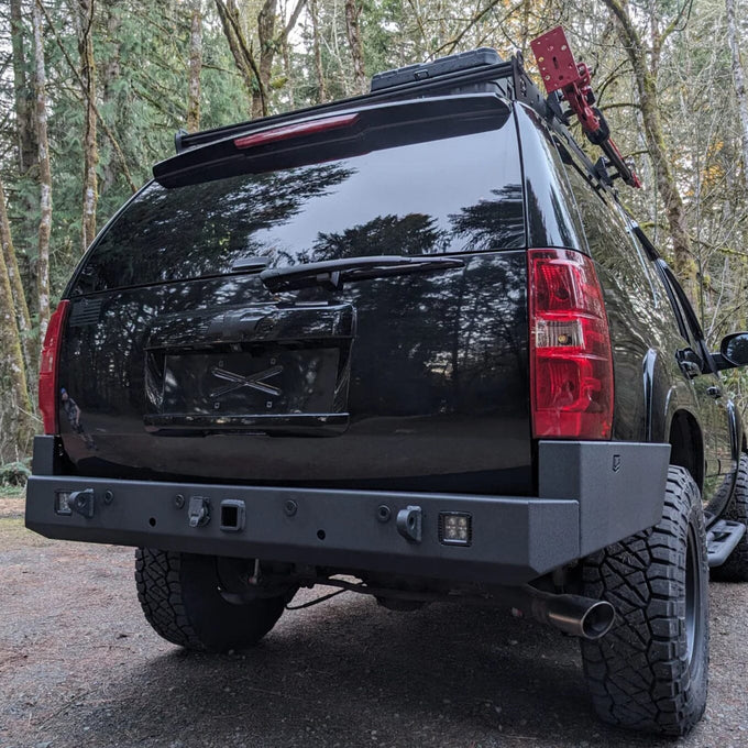 Octane High Clearance Rear Bumper Yes Parking Sensors<br>07-14 Chevy Suburban Tahoe, GMC Yukon XL 1500 2500