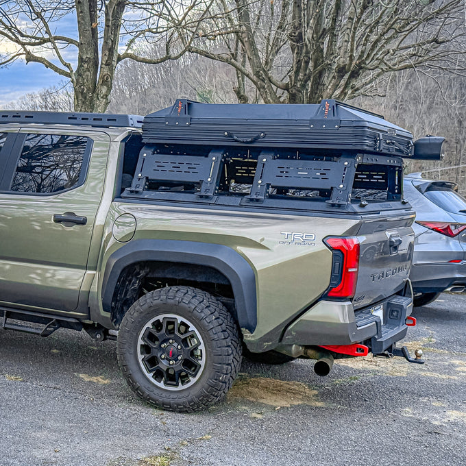Thorax Bed Rack System Fits Diamond Back Covers 12 in.<br>24-25 Toyota Tacoma