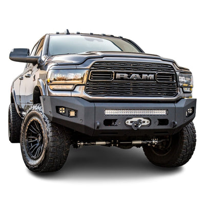 Attitude Series Front Winch Bumper- No Parking Sensors<br>19-23 Ram 2500 3500