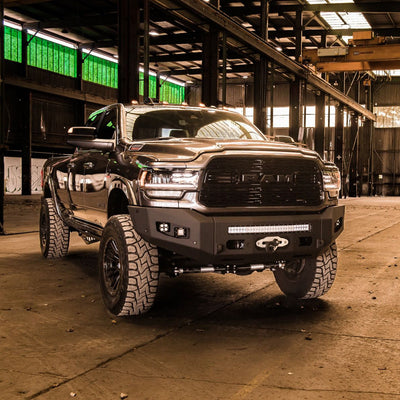 Attitude Series Front Winch Bumper- No Parking Sensors<br>19-23 Ram 2500 3500