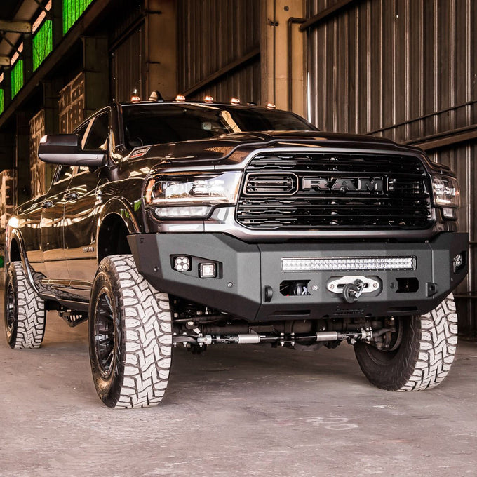 Attitude Series Front Winch Bumper- No Parking Sensors<br>19-23 Ram 2500 3500