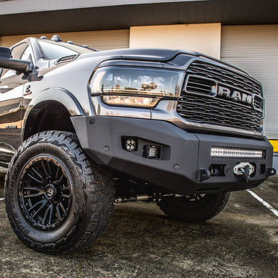 Attitude Series Front Winch Bumper- No Parking Sensors<br>19-23 Ram 2500 3500