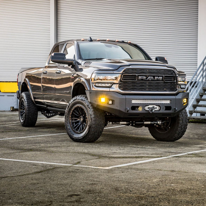 Attitude Series Front Winch Bumper- No Parking Sensors<br>19-23 Ram 2500 3500