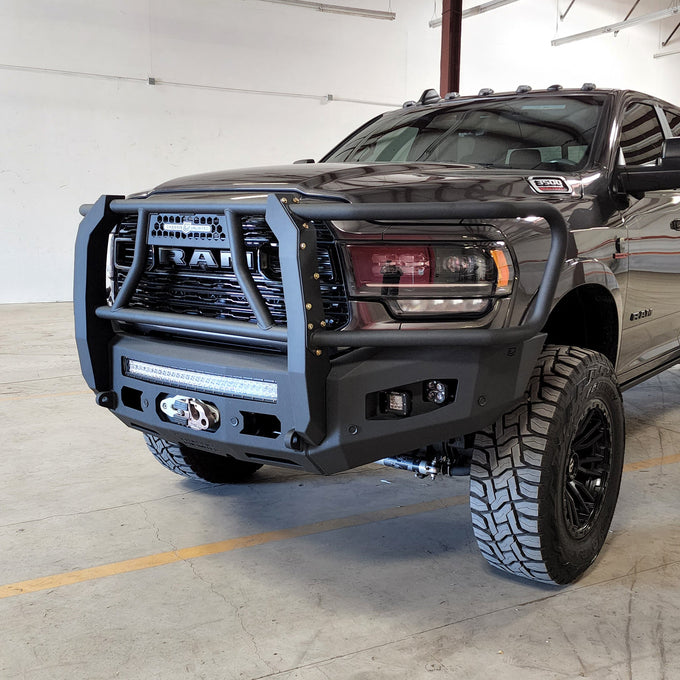 Attitude Front Winch Bumper W/ Guard<br>19-23 Ram 2500 3500