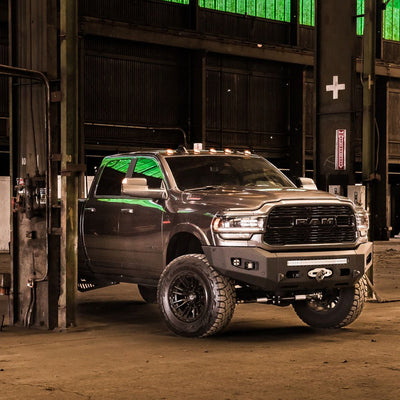Attitude Series Front Winch Bumper- W/ Parking Sensors<br>19-23 Ram 2500 3500