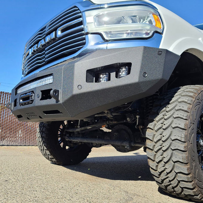 Attitude Series Front Winch Bumper- W/ Parking Sensors<br>19-23 Ram 2500 3500