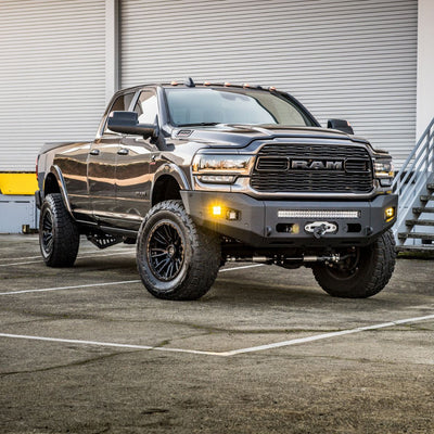 Attitude Series Front Winch Bumper- W/ Parking Sensors<br>19-23 Ram 2500 3500