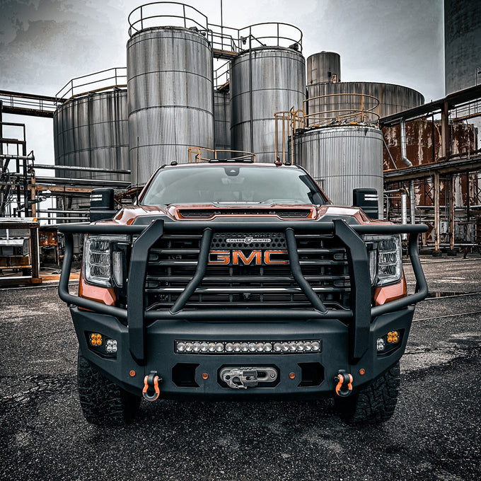 Attitude Front Winch Bumper W/ Guard<br>20-23 GMC Sierra 2500 3500 HD