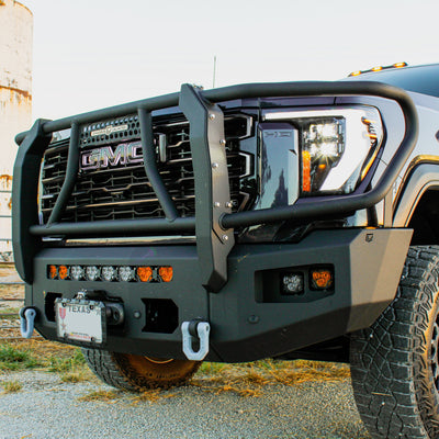 Attitude Front Winch Bumper W/Guard No Parking Sensors<br>24-25 GMC Sierra 2500 3500 HD