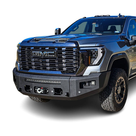 Attitude Front Winch Bumper Yes Parking Sensors<br>24-25 GMC Sierra 2500 3500 HD