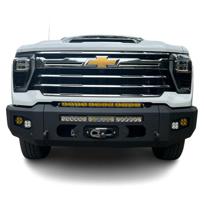 Attitude Front Winch Bumper No Parking Sensors<br>24-25 Chevy Silverado 2500 3500 HD