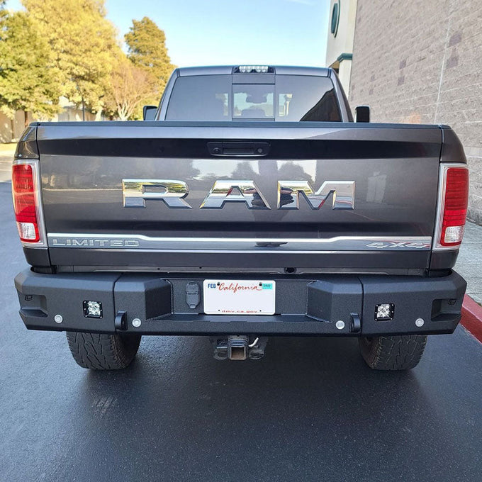 Attitude Series Rear Bumper- With Parking Sensors<br>11-18 Ram 2500 3500