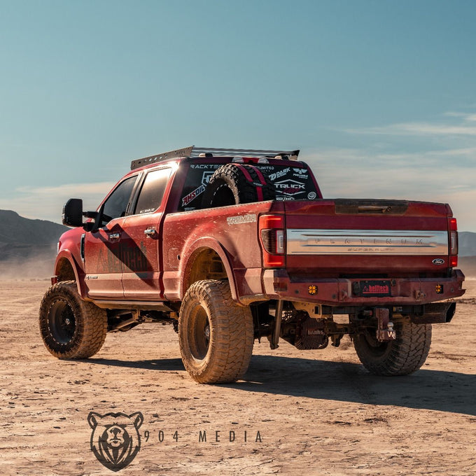 Attitude Rear Bumper- With Parking Sensors<br>17-22 Ford F-250 F-350 Super Duty