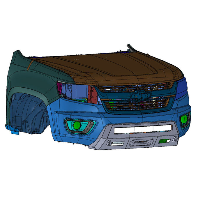 Prolite Front Winch Bumper<br>15-20 Chevy Colorado