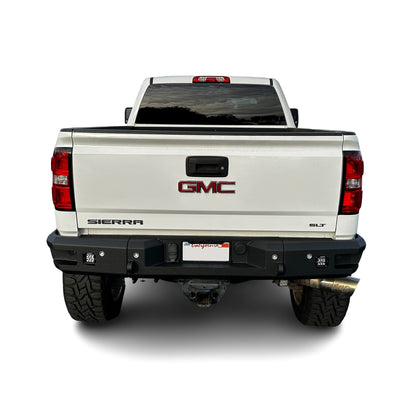 Attitude Rear Bumper<br>15-19 GMC Sierra, Chevy Silverado 2500 3500 HD