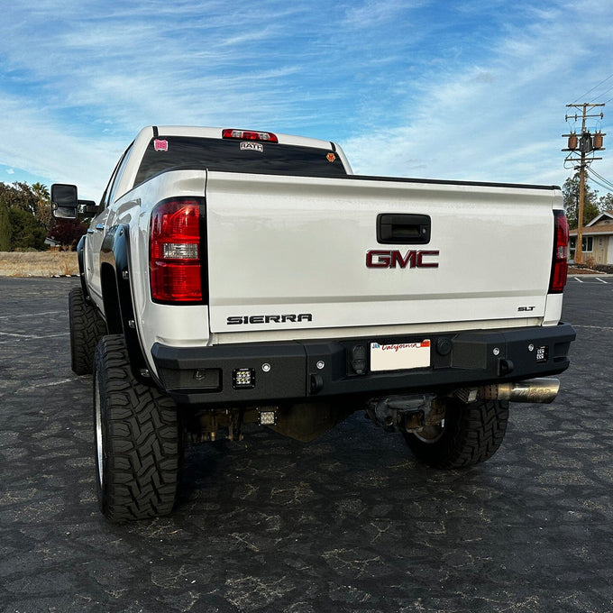 Attitude Rear Bumper<br>15-19 GMC Sierra, Chevy Silverado 2500 3500 HD