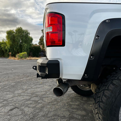 Attitude Rear Bumper<br>15-19 GMC Sierra, Chevy Silverado 2500 3500 HD