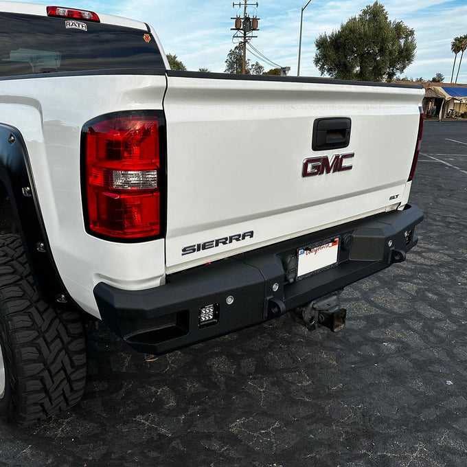 Attitude Rear Bumper<br>15-19 GMC Sierra, Chevy Silverado 2500 3500 HD