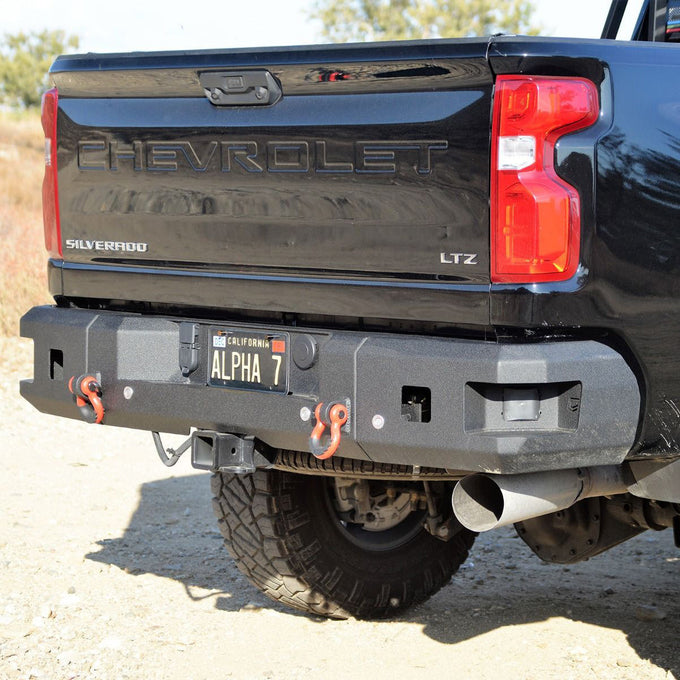 Attitude Rear Bumper No Parking Sensors<br>20-25 Chevy Silverado 2500 3500 HD