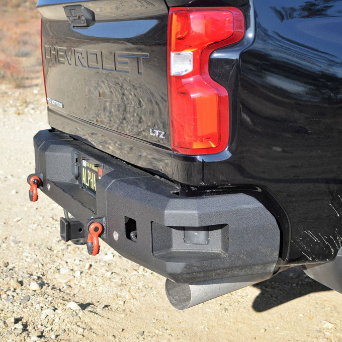 Attitude Rear Bumper No Parking Sensors<br>20-25 Chevy Silverado 2500 3500 HD