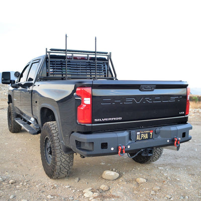 Attitude Rear Bumper No Parking Sensors<br>20-25 Chevy Silverado 2500 3500 HD