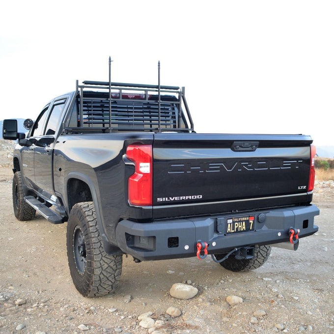 Attitude Rear Bumper No Parking Sensors<br>20-25 Chevy Silverado 2500 3500 HD