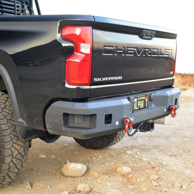 Attitude Rear Bumper No Parking Sensors<br>20-25 Chevy Silverado 2500 3500 HD