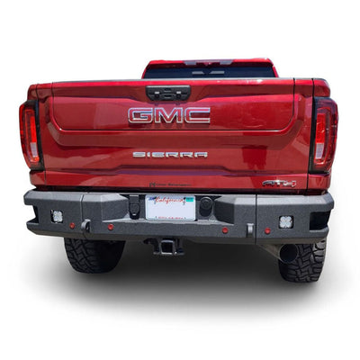 Attitude Rear Bumper- No Parking Sensors<br>20-23 GMC Sierra 2500 3500 HD