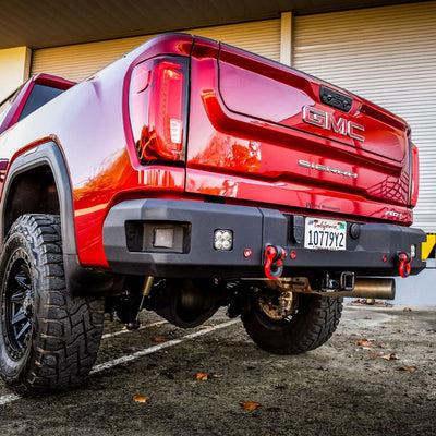 Attitude Rear Bumper- With Parking Sensors<br>20-23 GMC Sierra 2500 3500 HD