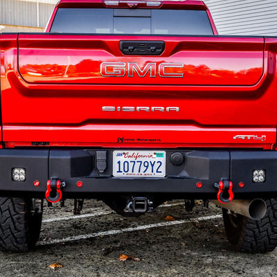 Attitude Rear Bumper- With Parking Sensors<br>20-23 GMC Sierra 2500 3500 HD