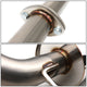 Catback Exhaust w/4.5 in. OD Muffler Tip <br>90-93 Acura Integra