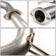Catback Exhaust w/4.5 in. OD Muffler Tip <br>90-93 Acura Integra