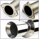 Catback Exhaust w/4.5 in. OD Double Walled Muffler Tip <br>90-93 Acura Integra