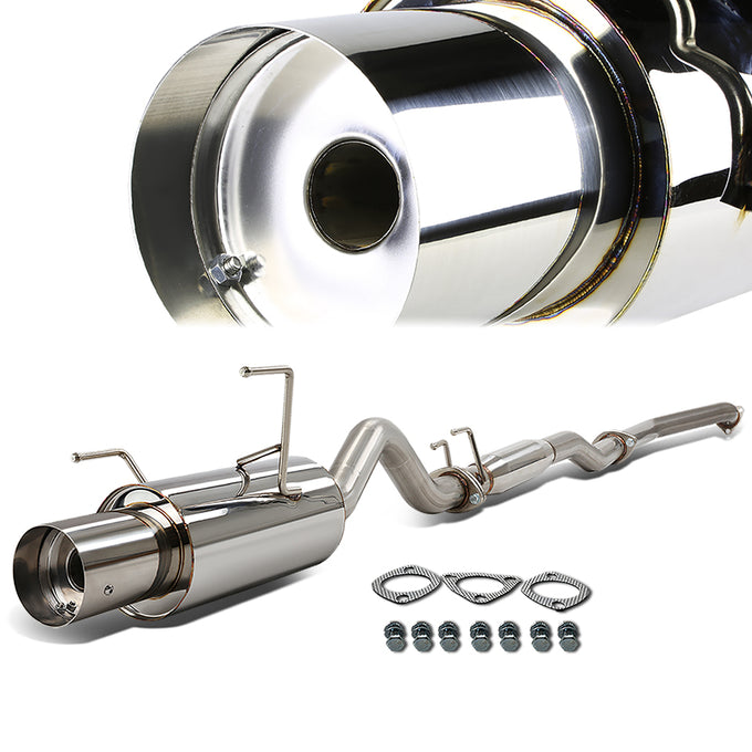 Catback Exhaust w/4 in. OD Muffler Tip <br>02-06 Acura RSX DC5 Base