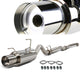 Catback Exhaust w/4 in. OD Muffler Tip <br>02-06 Acura RSX DC5 Base