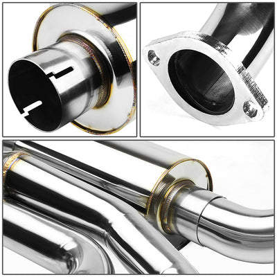Catback Exhaust w/Quad Oval Tips <br>97-04 Chevy Corvette