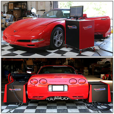Catback Exhaust w/Quad Oval Tips <br>97-04 Chevy Corvette