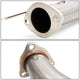 Catback Exhaust System w/4 in. OD Muffler Burnt Tip <br>03-07 Honda Accord Coupe I4