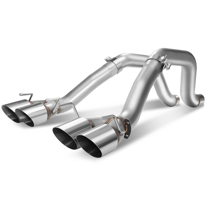 Axle-Back Exhaust w/ 3 in. OD Piping <br> 05-08 Chevy Corvette 6.0L, 6.2L