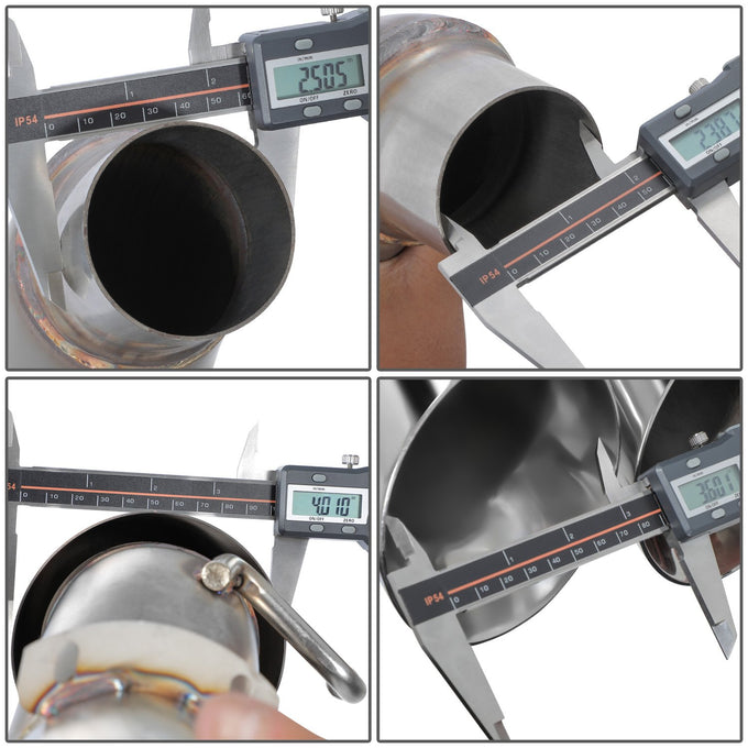 Axle-Back Exhaust w/ 3 in. OD Piping <br> 05-08 Chevy Corvette 6.0L, 6.2L