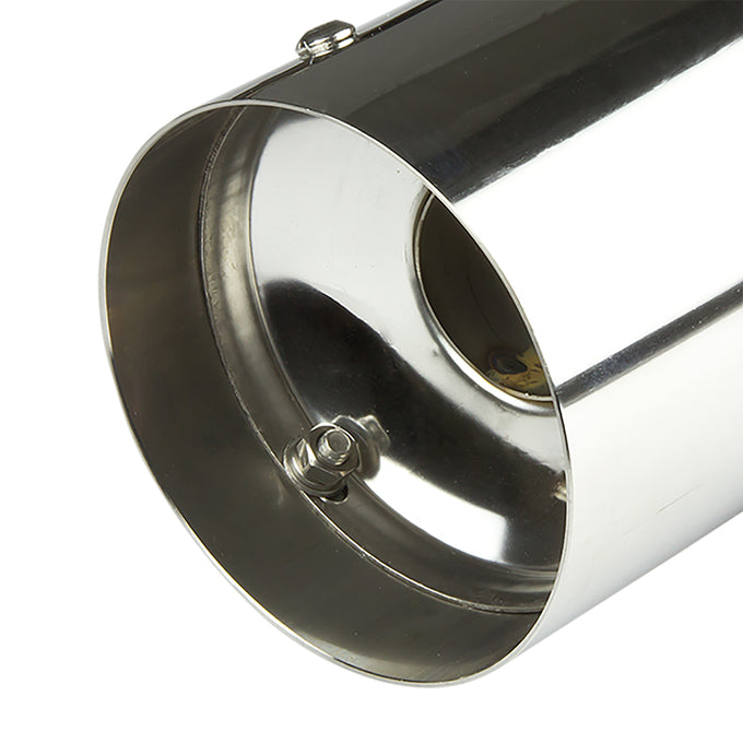 Catback Exhaust w/4 in. OD Muffler Tip - Stainless Steel <br>07-12 Nissan Altima V6