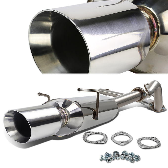 Catback Exhaust w/4 in. OD Doubel Walled Muffler Tip <br>05-10 Chevy Cobalt 07-10 Pontiac G5 2.2L DOHC